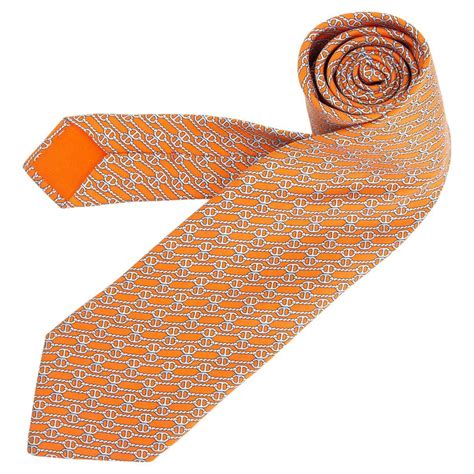 hermes orange monkey tie|hermes necktie price.